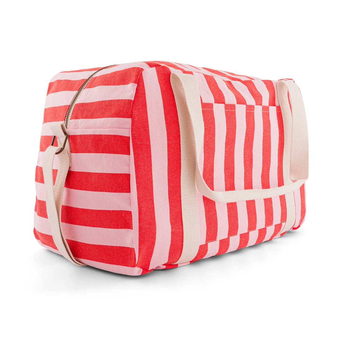 Raphael Neon Pink Stripes Diaper Bag