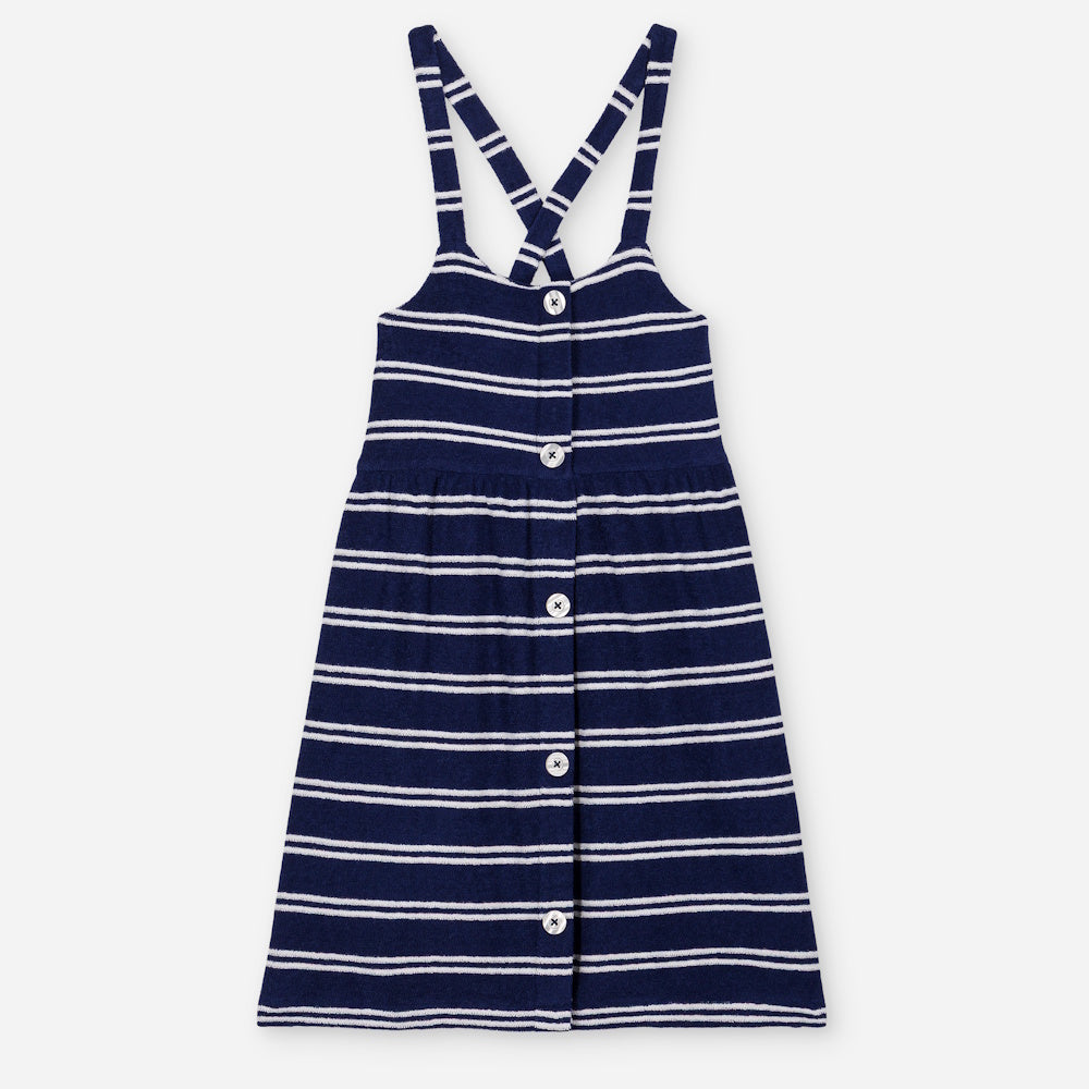 Simonetta Navy Stripes Dress