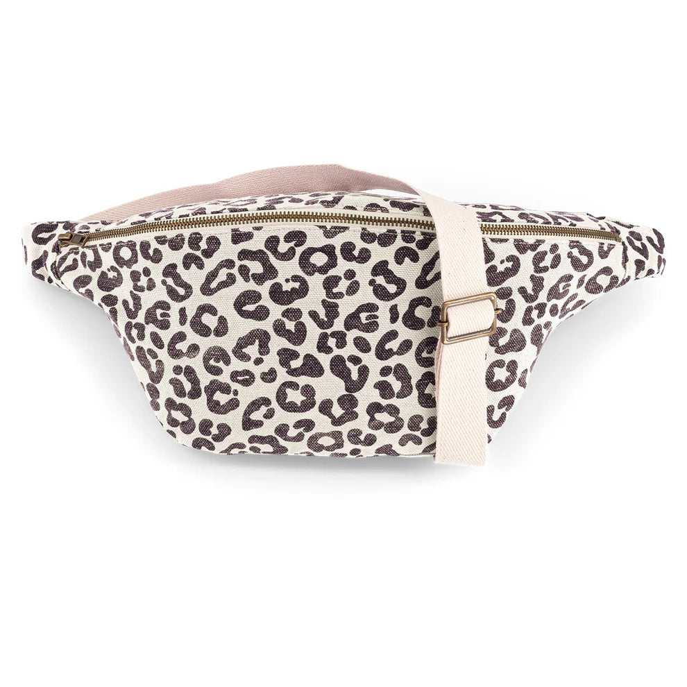 Sac Banane Leopard Greige