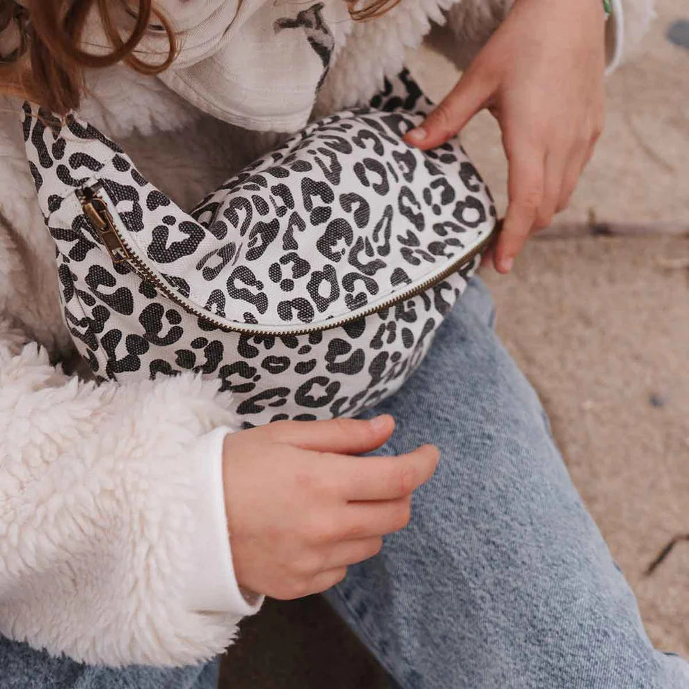 Sac Banane Leopard Greige