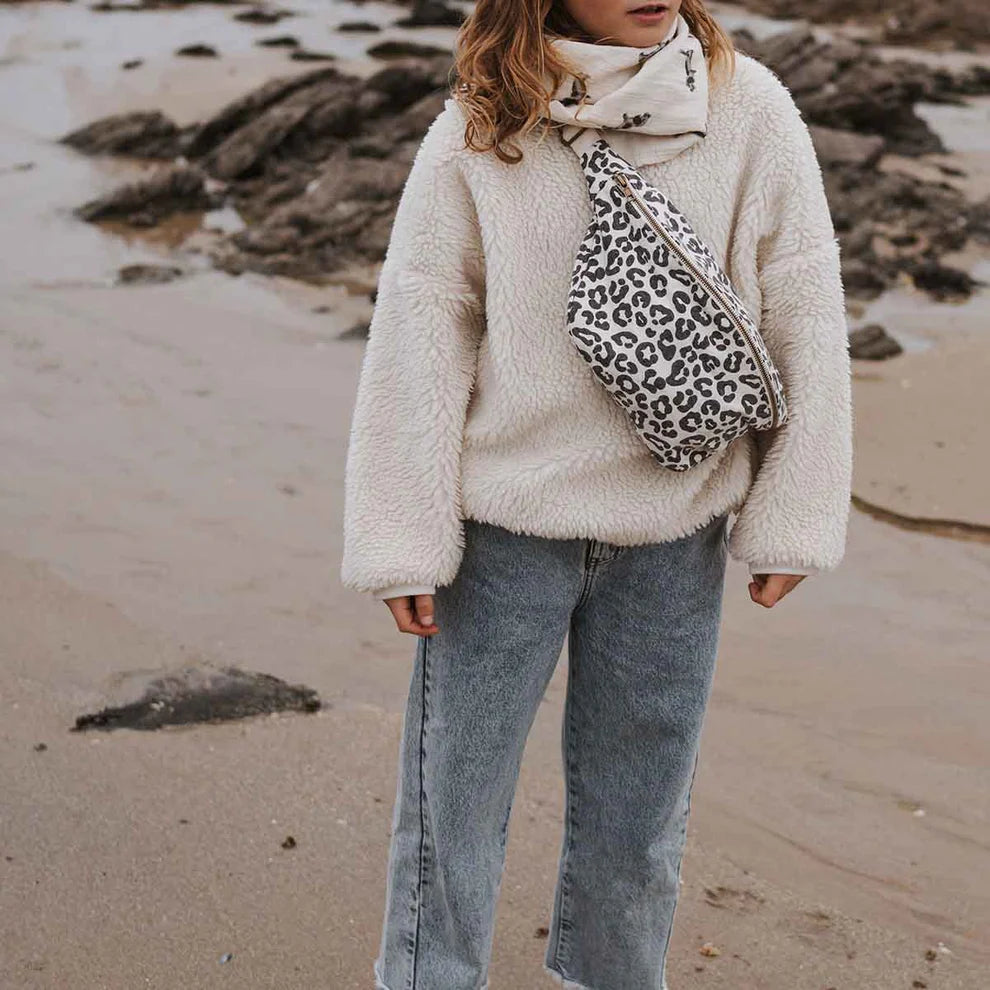 Sac Banane Leopard Greige