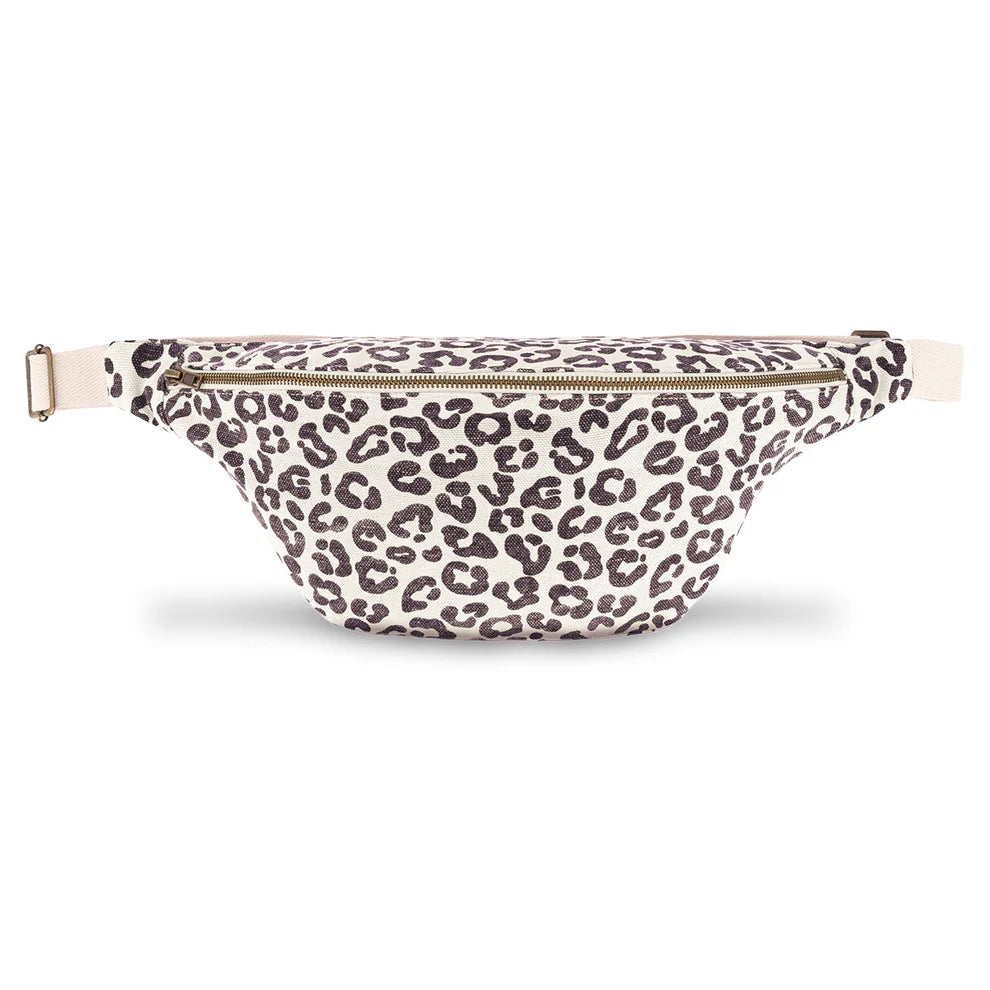 Sac Banane Leopard Greige