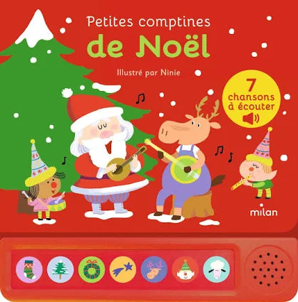 Livre sonore Petites comptines de Noël