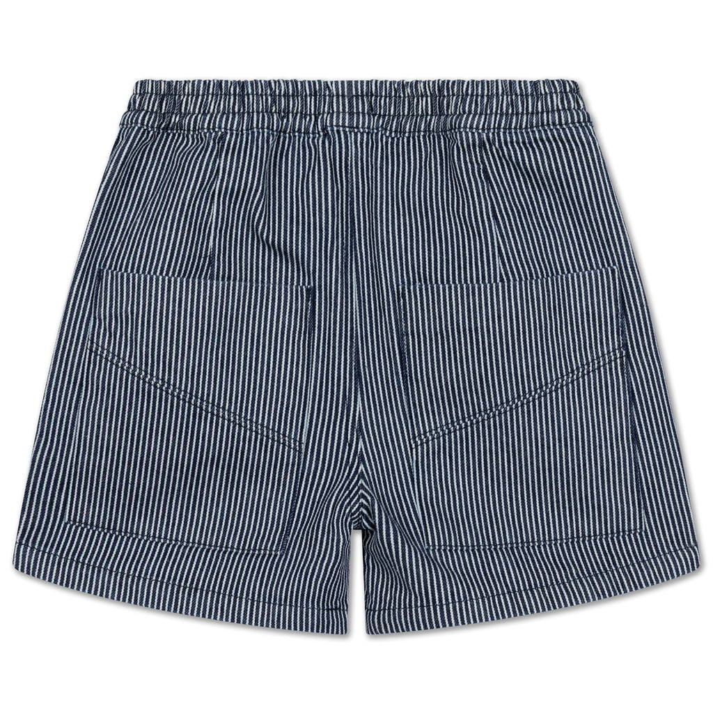 Blue Striped Sweat-Free Shorts