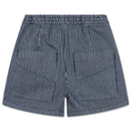 Blue Striped Sweat-Free Shorts