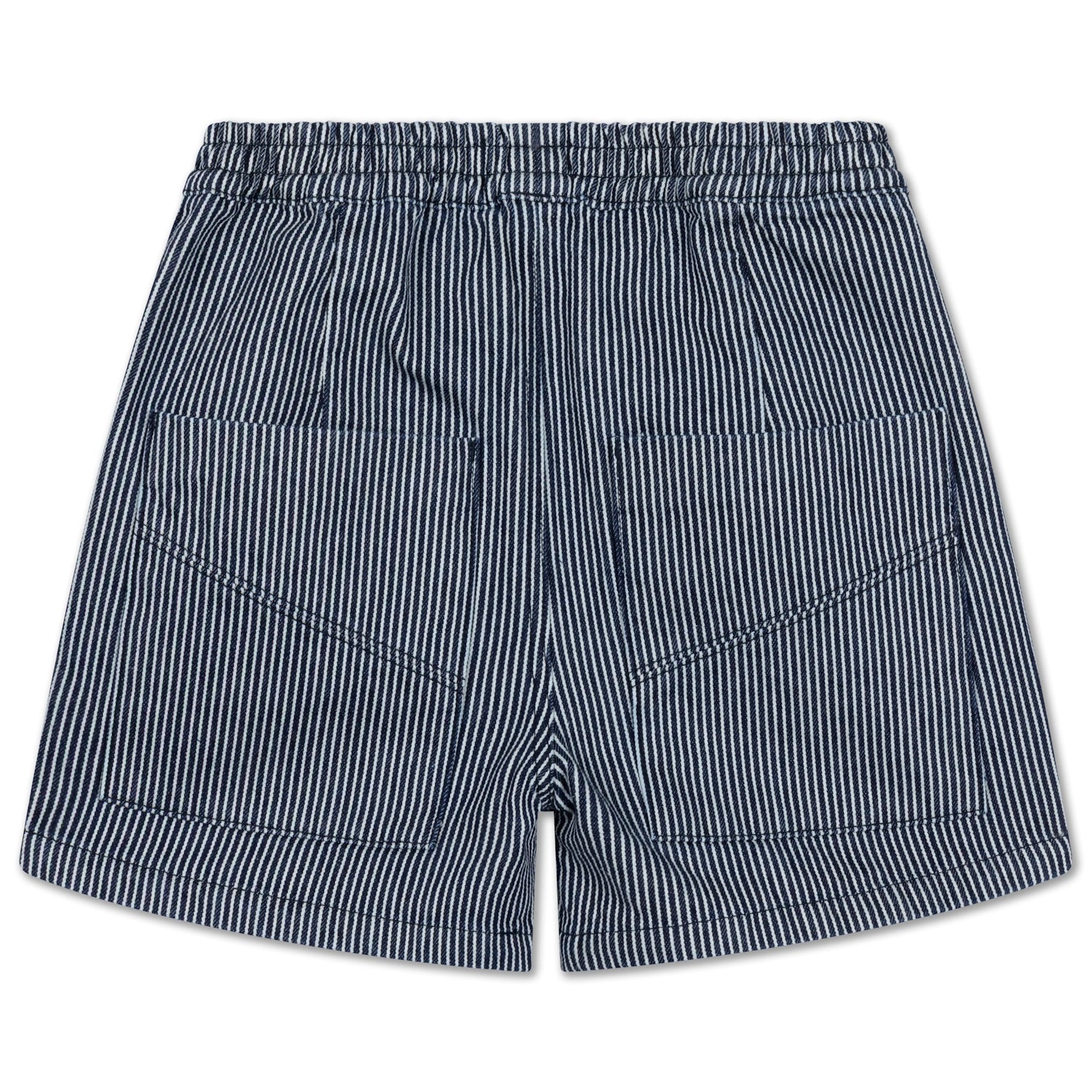 Blue Striped Sweat-Free Shorts