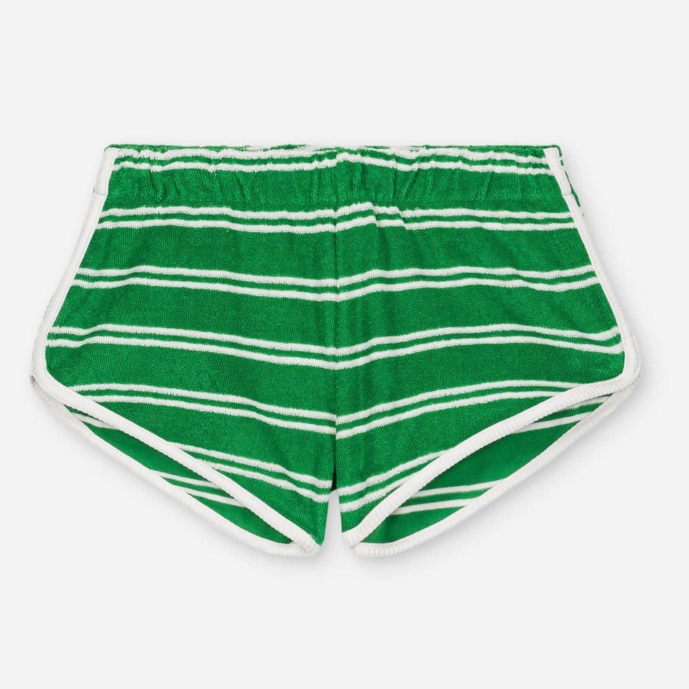 Juju Summer Green Stripes Shorts