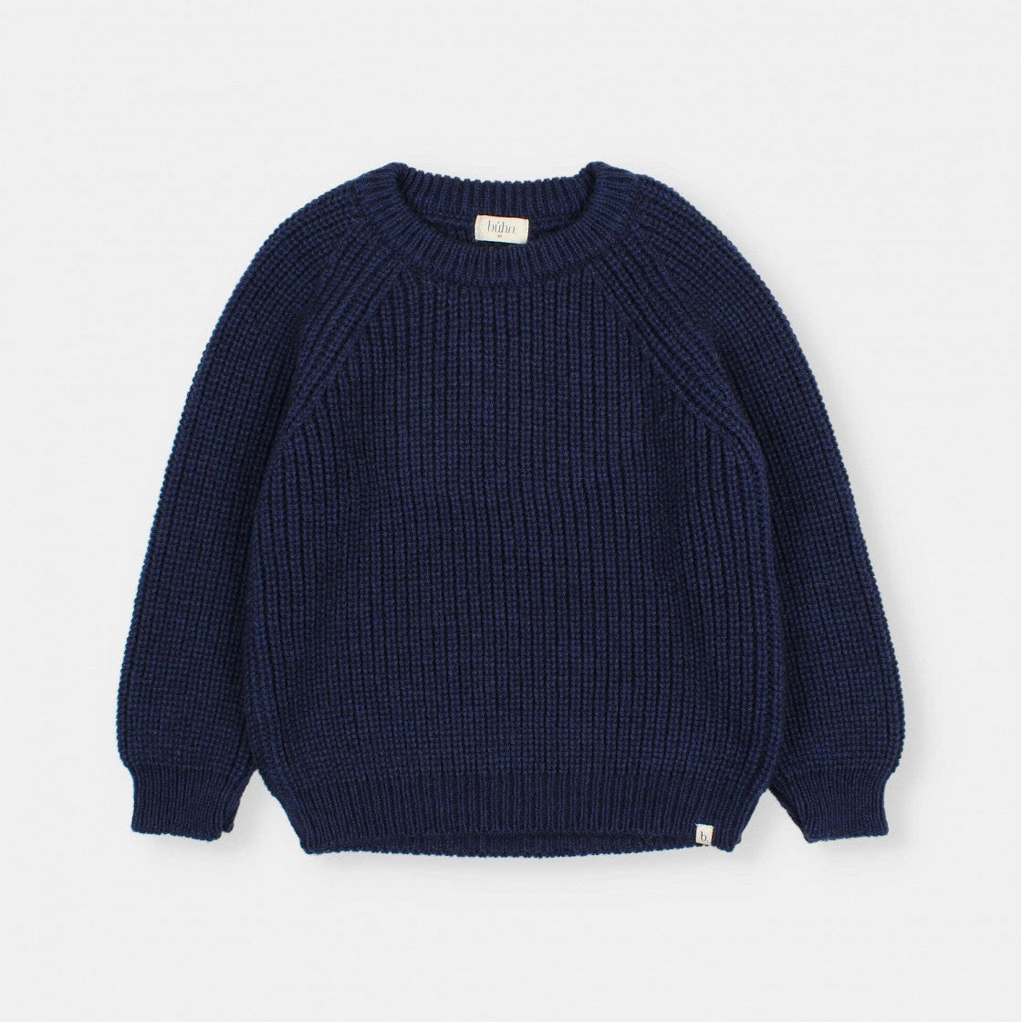 Pull doux en maille navy