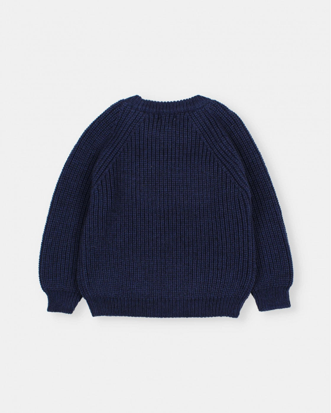 Pull doux en maille navy
