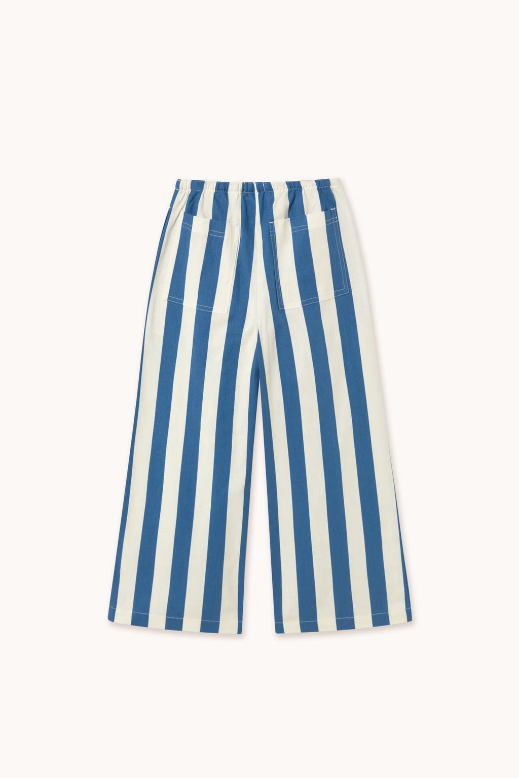 Light Navy Blue Striped Trousers