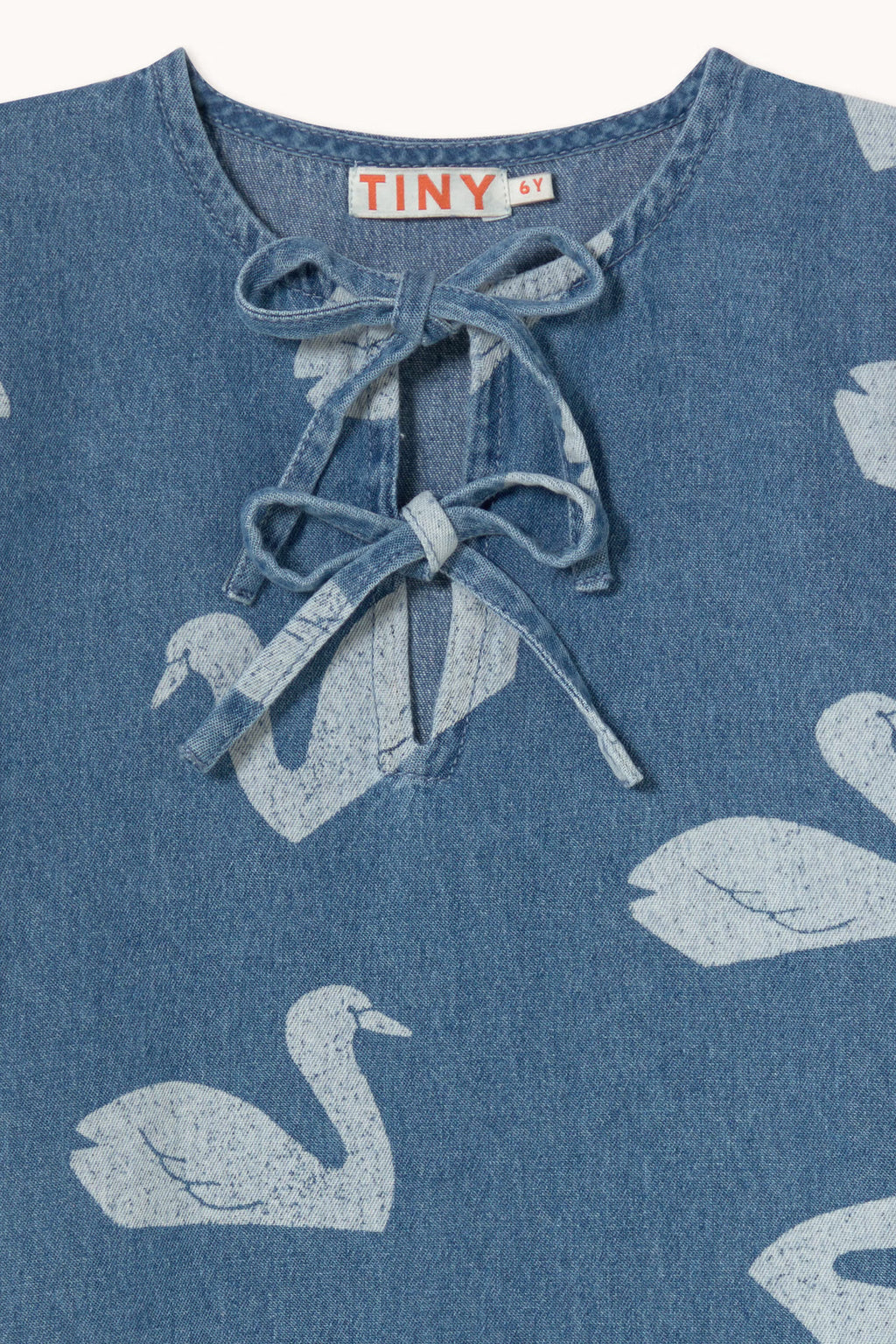 Robe denim à Grands Cygnes