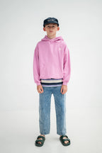 Sweat à Capuche Mauve Orchid