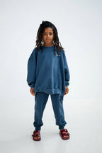 Sweat Cozy Drop Bleu Profond