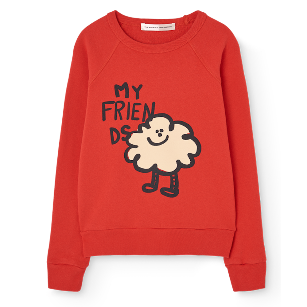 Red Shark Kid Sweatshirt