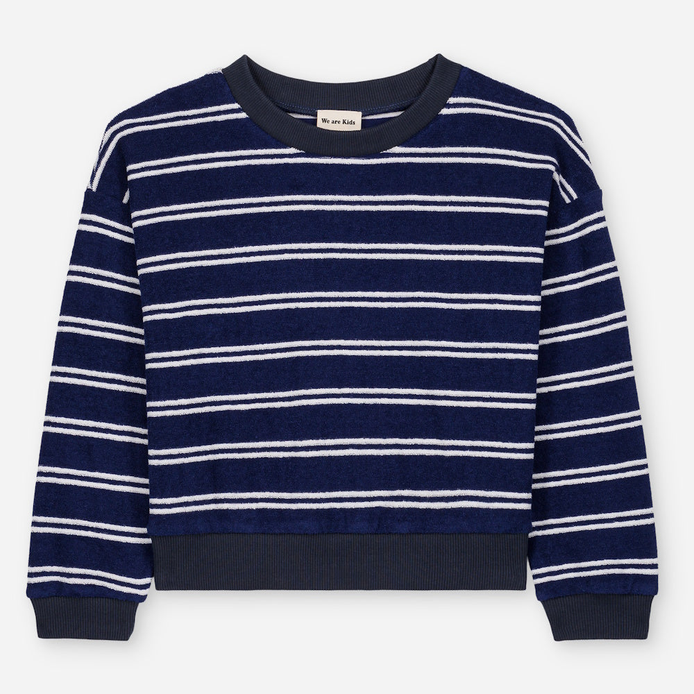 Nat Navy Stripes Sweatshirt