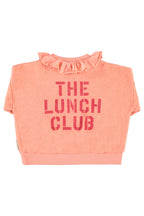Sweat Col Rose Motif Pomme