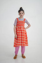 Fitted T-shirt with Multicolored Stripes