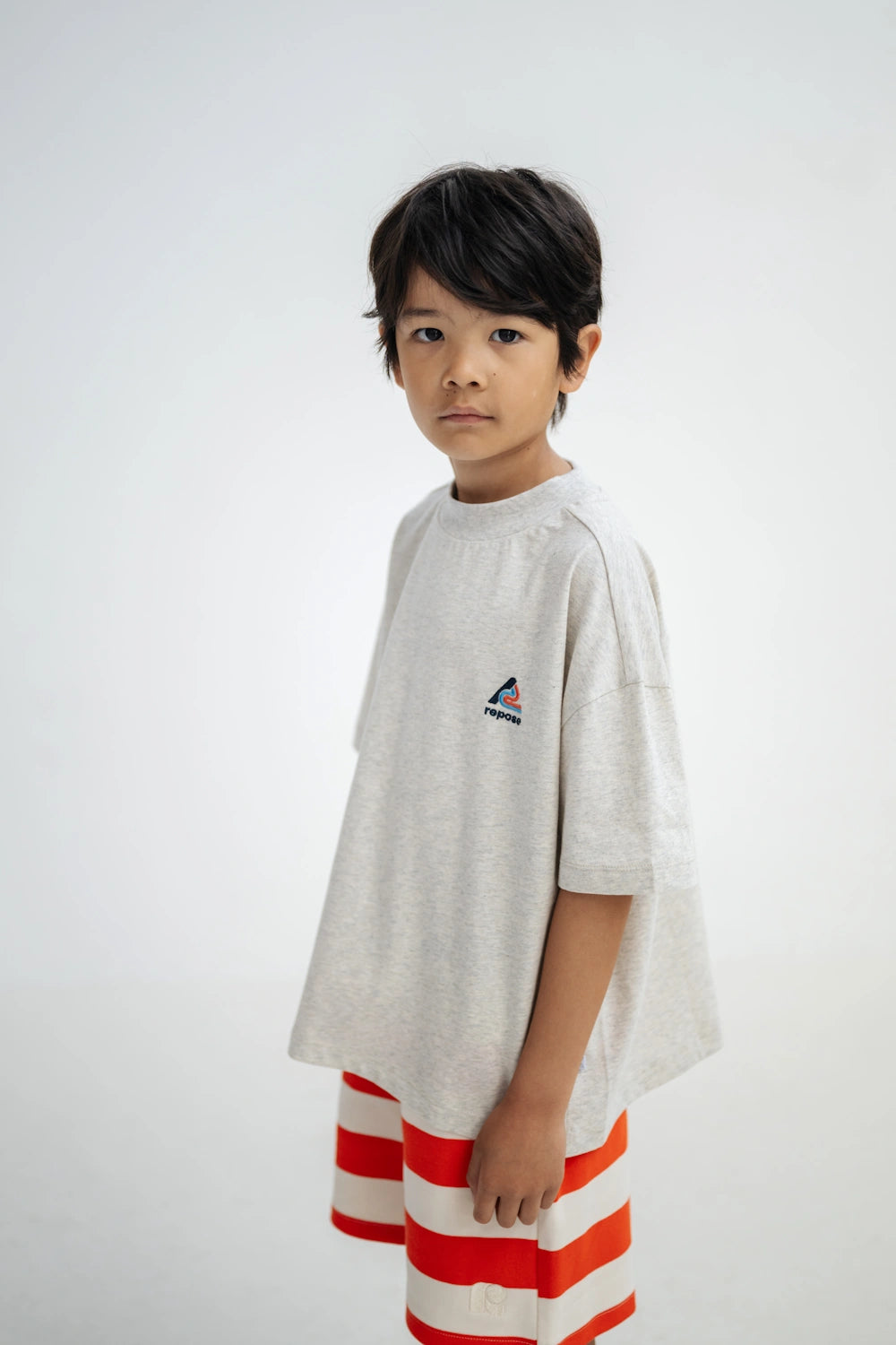 T-shirt Boxy Gris