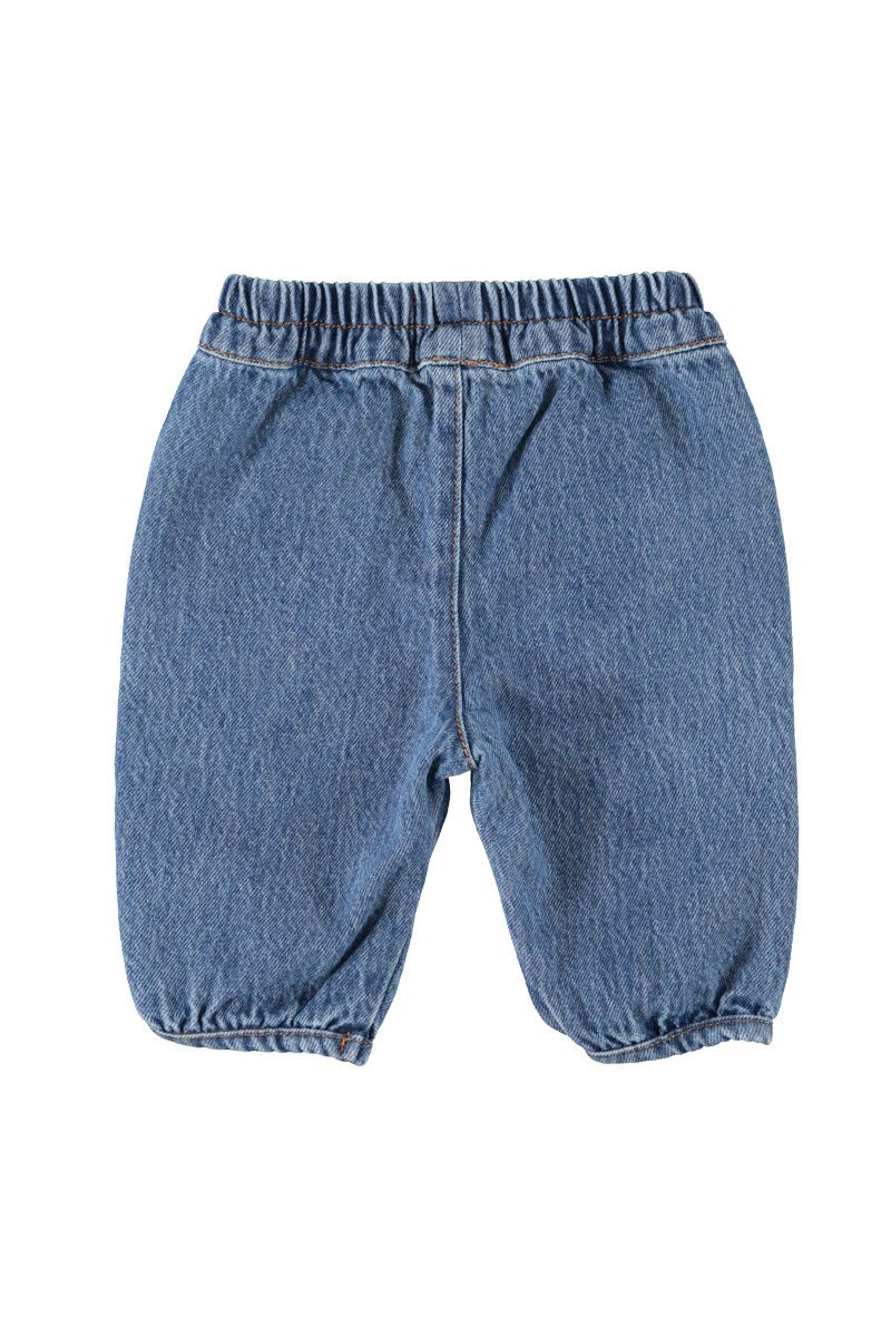 Jeans bleu Bébé Piupiuchick – vue 3