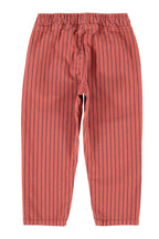 Pantalon Bordeaux Rayures Noires Piupiuchick pour enfant – vue 4