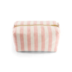 Vic Wash Bag – Light pink Stripes terry
