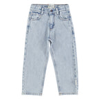Faded blue unisex jeans