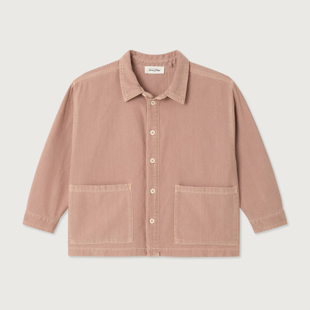 Chemise ample col boutonné Stone Pink — Little Dudes