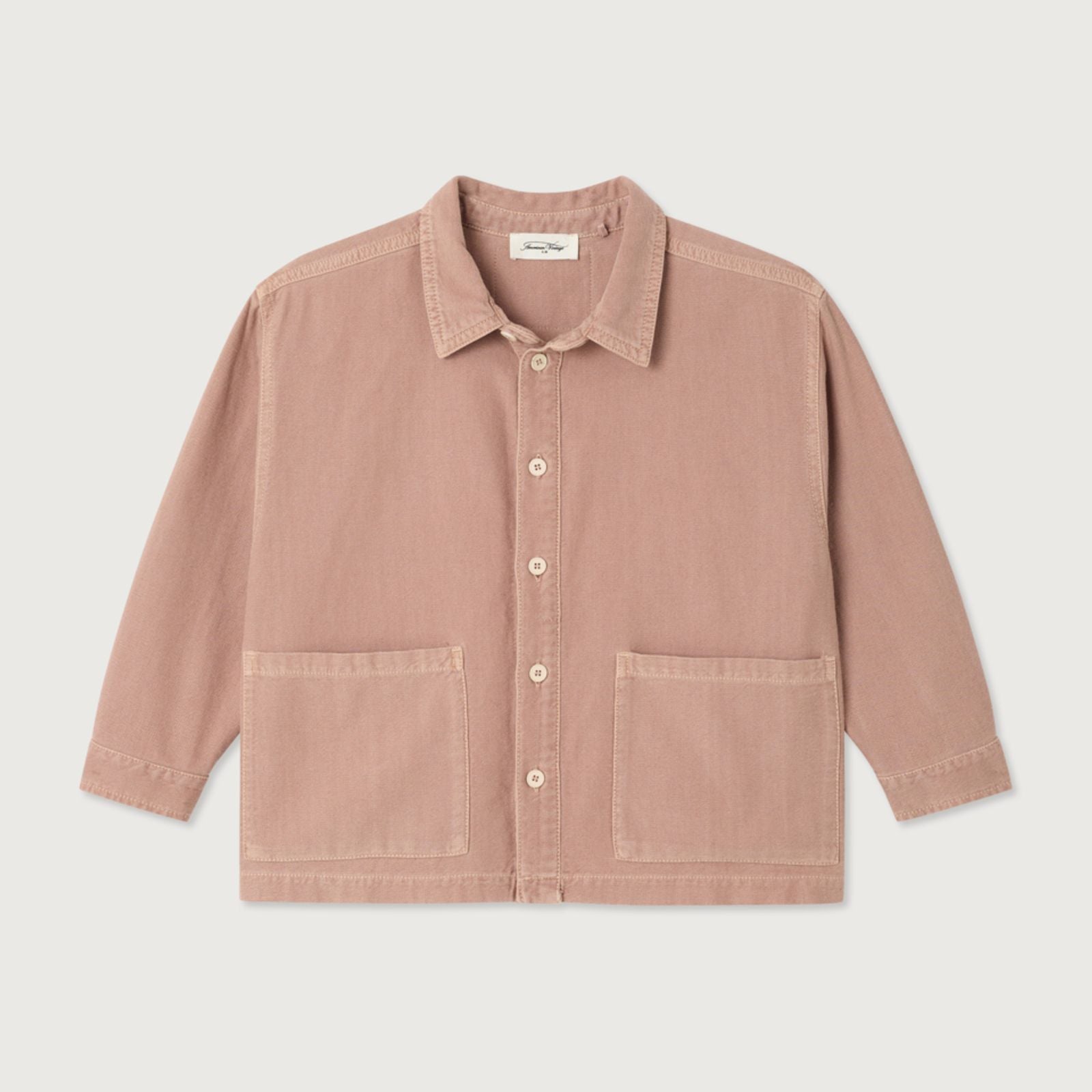 Chemise ample col boutonné Stone Pink — Little Dudes