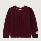 Pull boule Bordeaux Chiné — Little Dudes