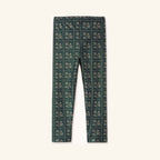 Legging Brillant Fleurs et Pois