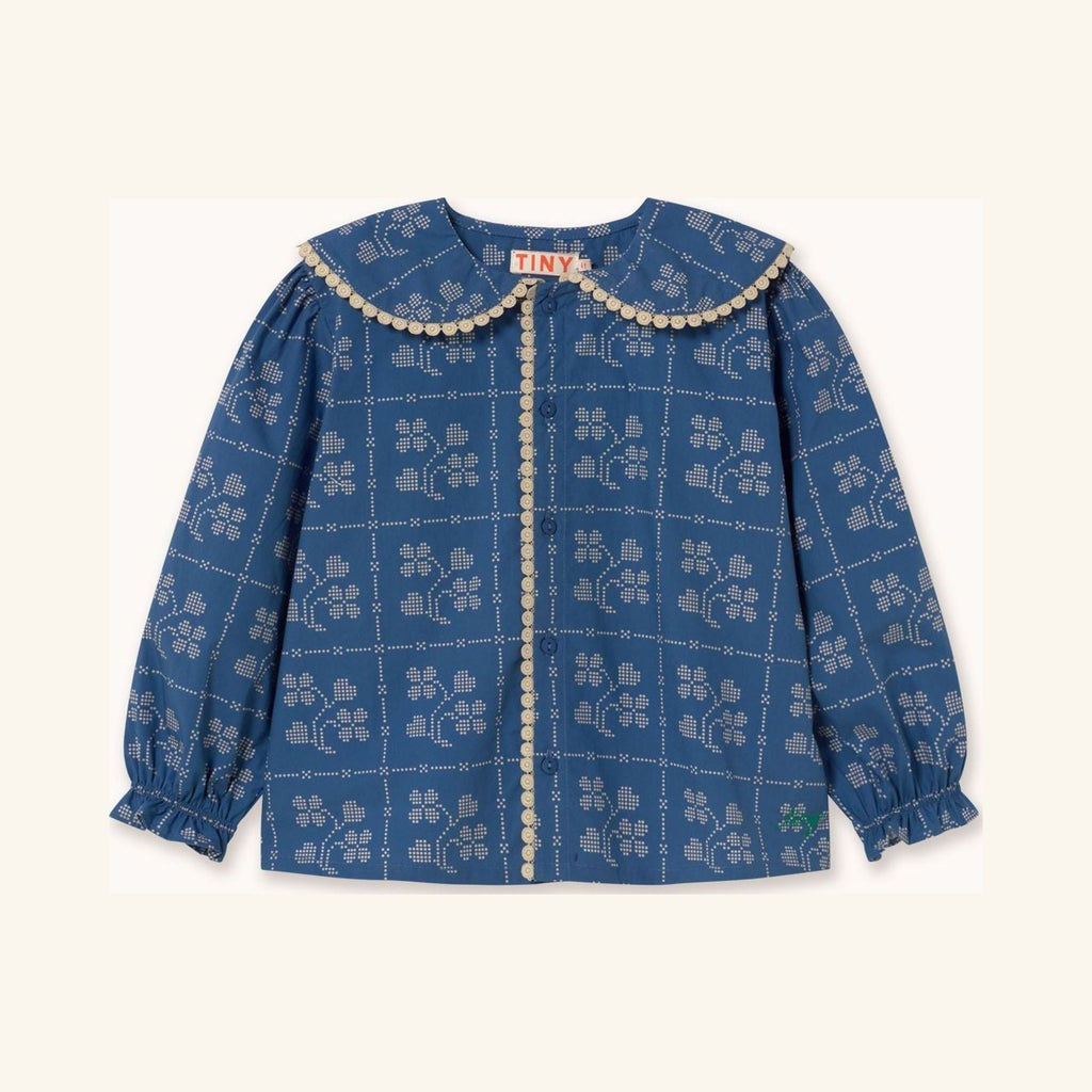 Blouse Fleurs et Pois