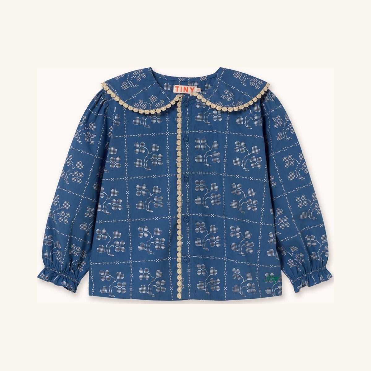 Blouse Fleurs et Pois