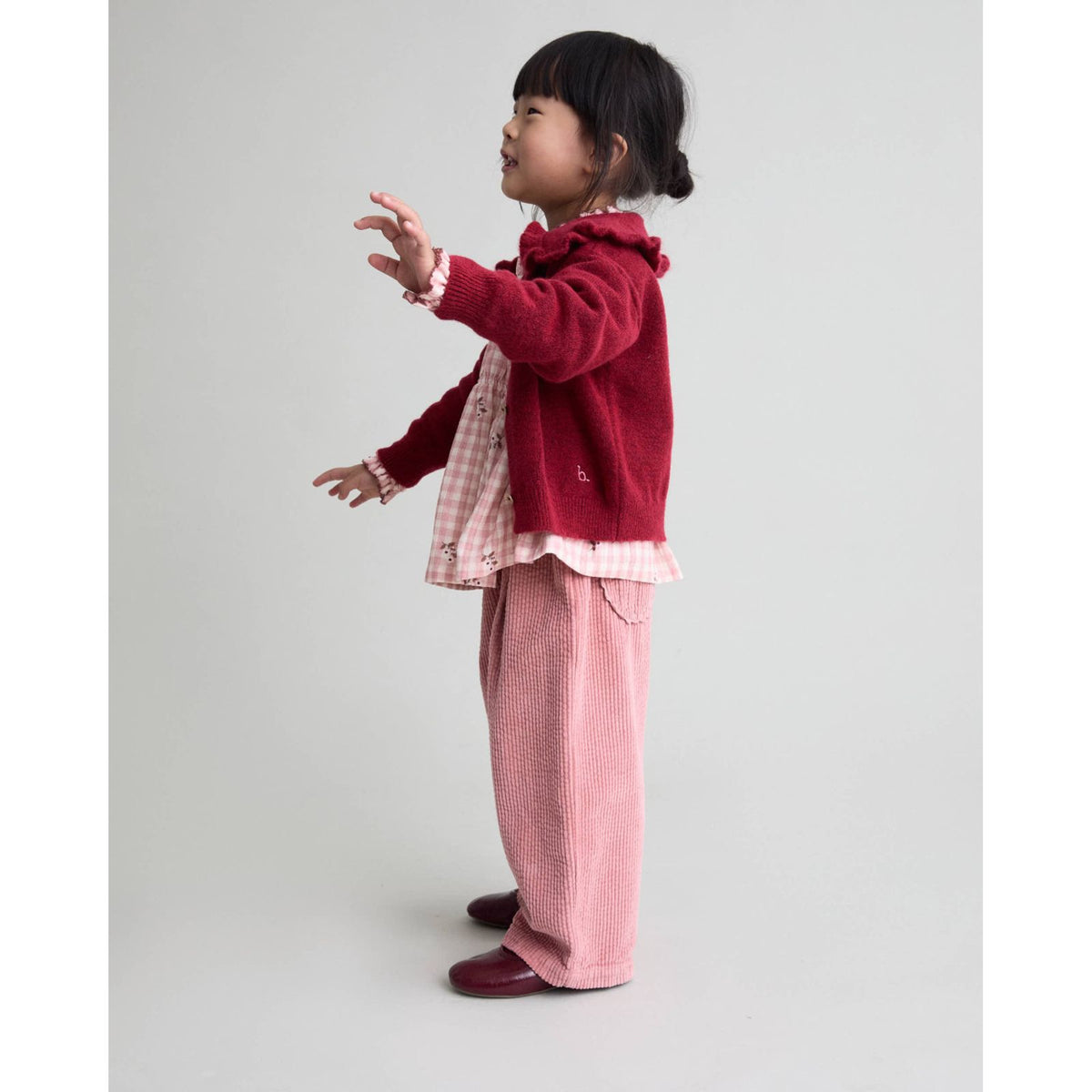 Pantalon en velours côtelé Peony — BUHO