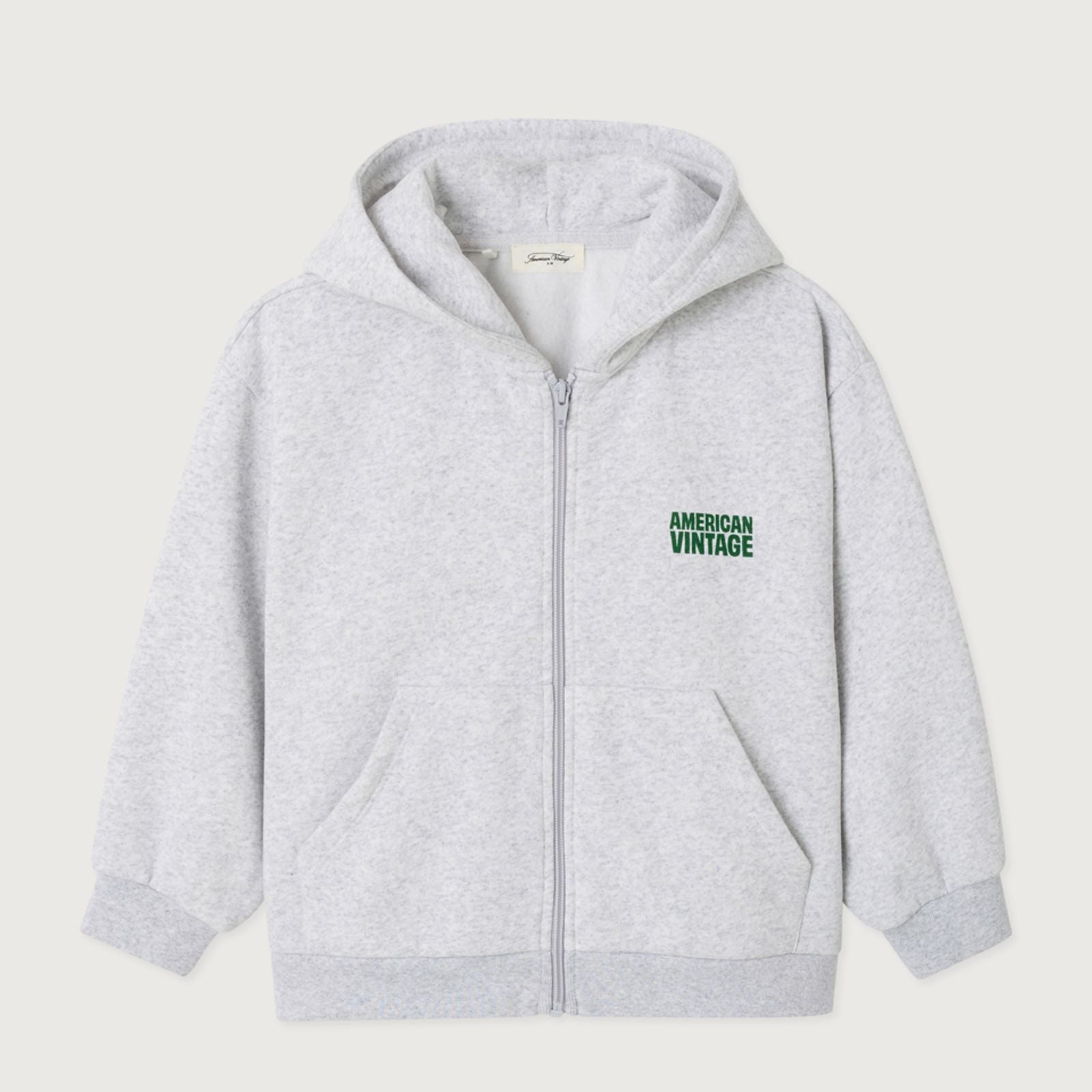 Sweat Bobypark à capuche Gris Chiné — Little Dudes