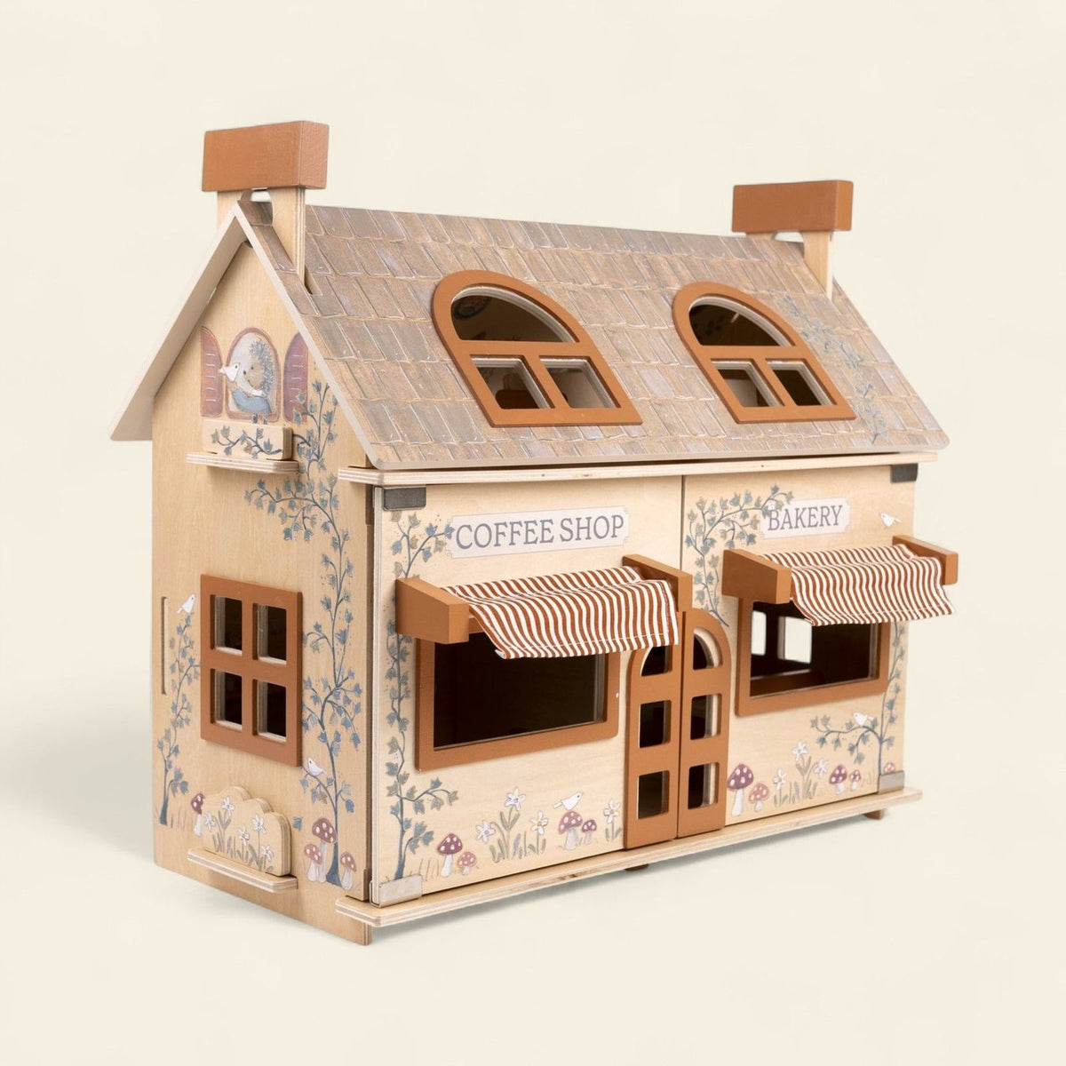 Café et boulangerie avec mobilier et amis miniatures Egmont Toys — Little Dudes
