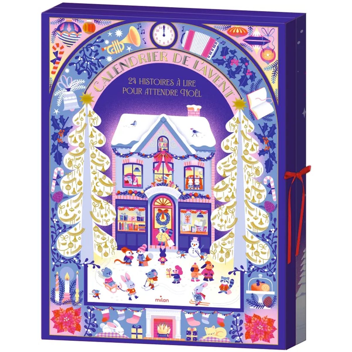 Calendrier de l'Avent 24 histoires Éditions Milan — enfant Little Dudes