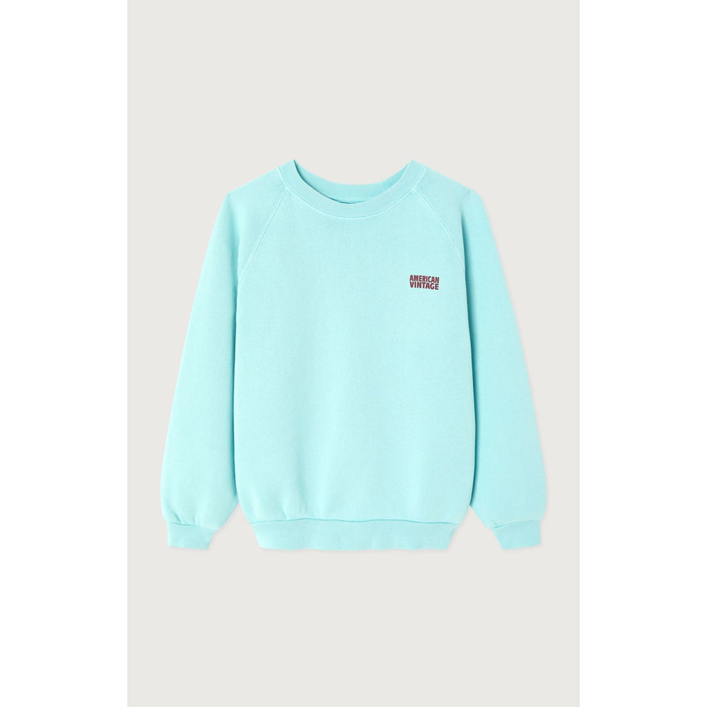 Sweat Izubird col rond Glacier Vintage — American Vintage