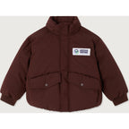 Veste col montant zippée Bûche