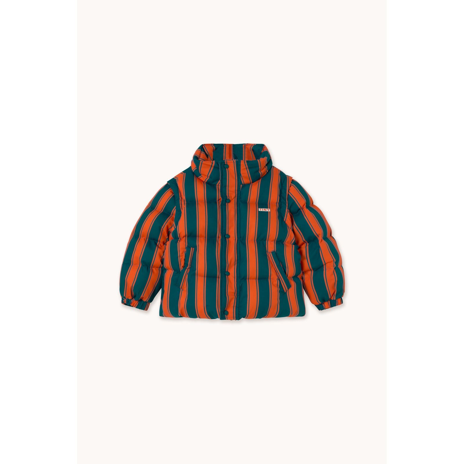 Veste Courte Matelassée à Rayures Rétro — Little Dudes