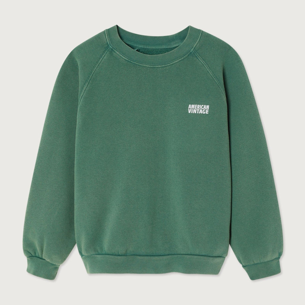 Sweat Izubird col rond Cèdre Vintage — Little Dudes