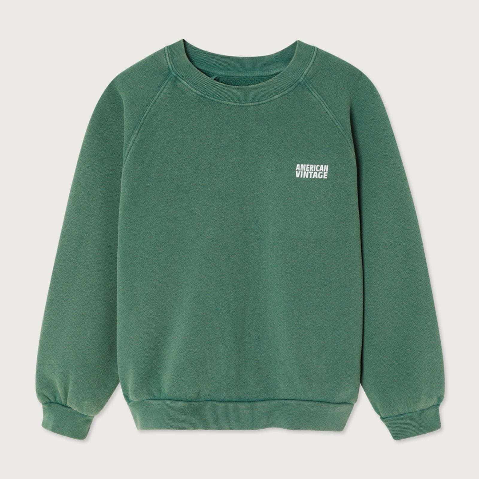 Sweat Izubird col rond Cèdre Vintage — Little Dudes