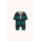 Combinaison Bébé Polo Rayée Marine — Little Dudes