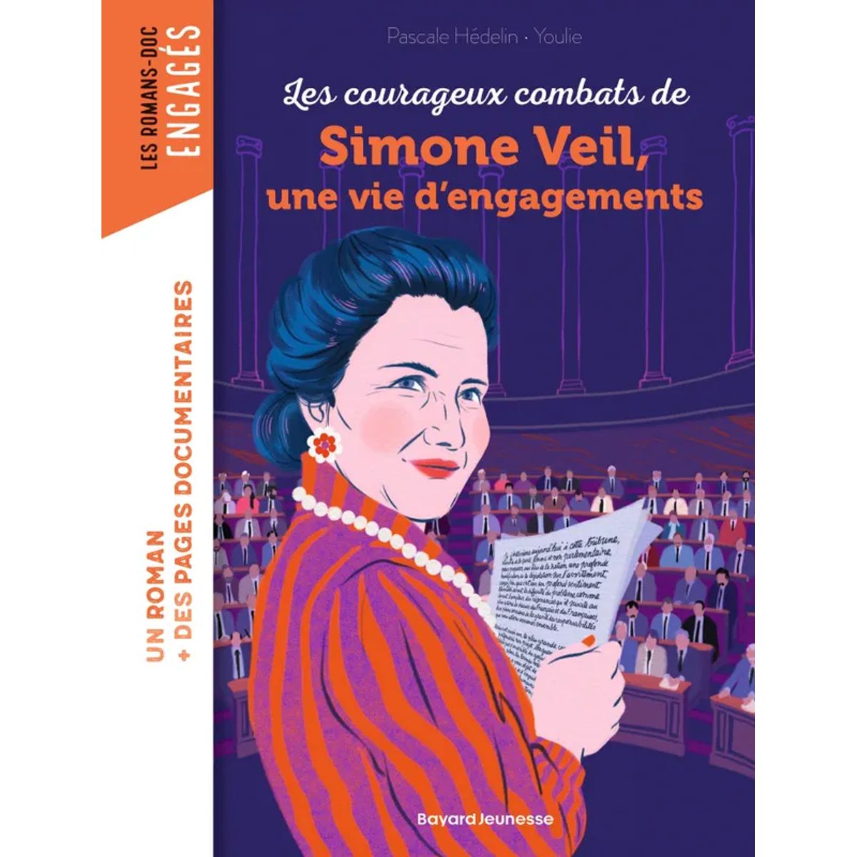Livre roman doc Bayard Simone Veil — enfant Little Dudes