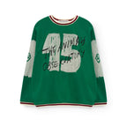 T-shirt manches longues vert SQUAD The Animals Observatory pour enfant