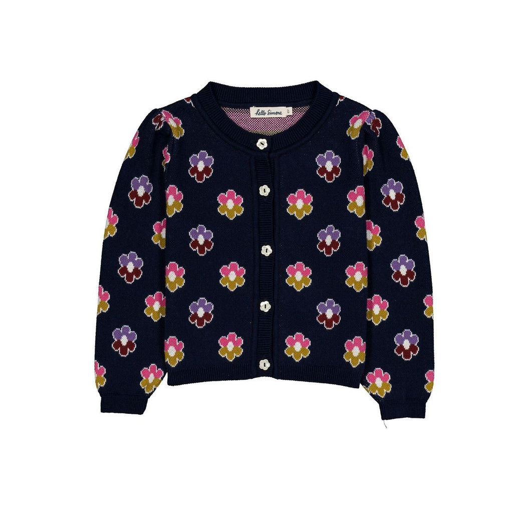 Hello Simone Gilet Lison Rainbow Flower