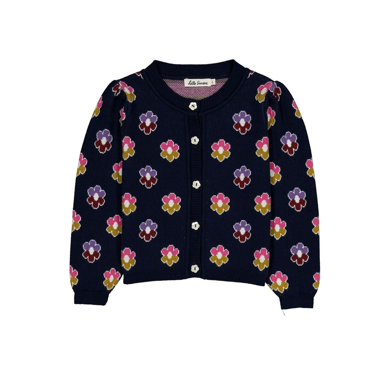 Hello Simone Gilet Lison Rainbow Flower
