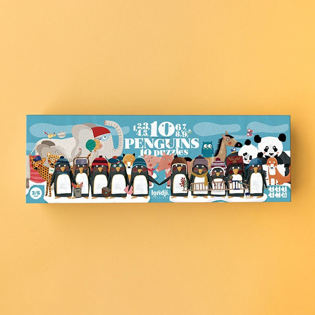 Puzzle 10 Penguins Londji