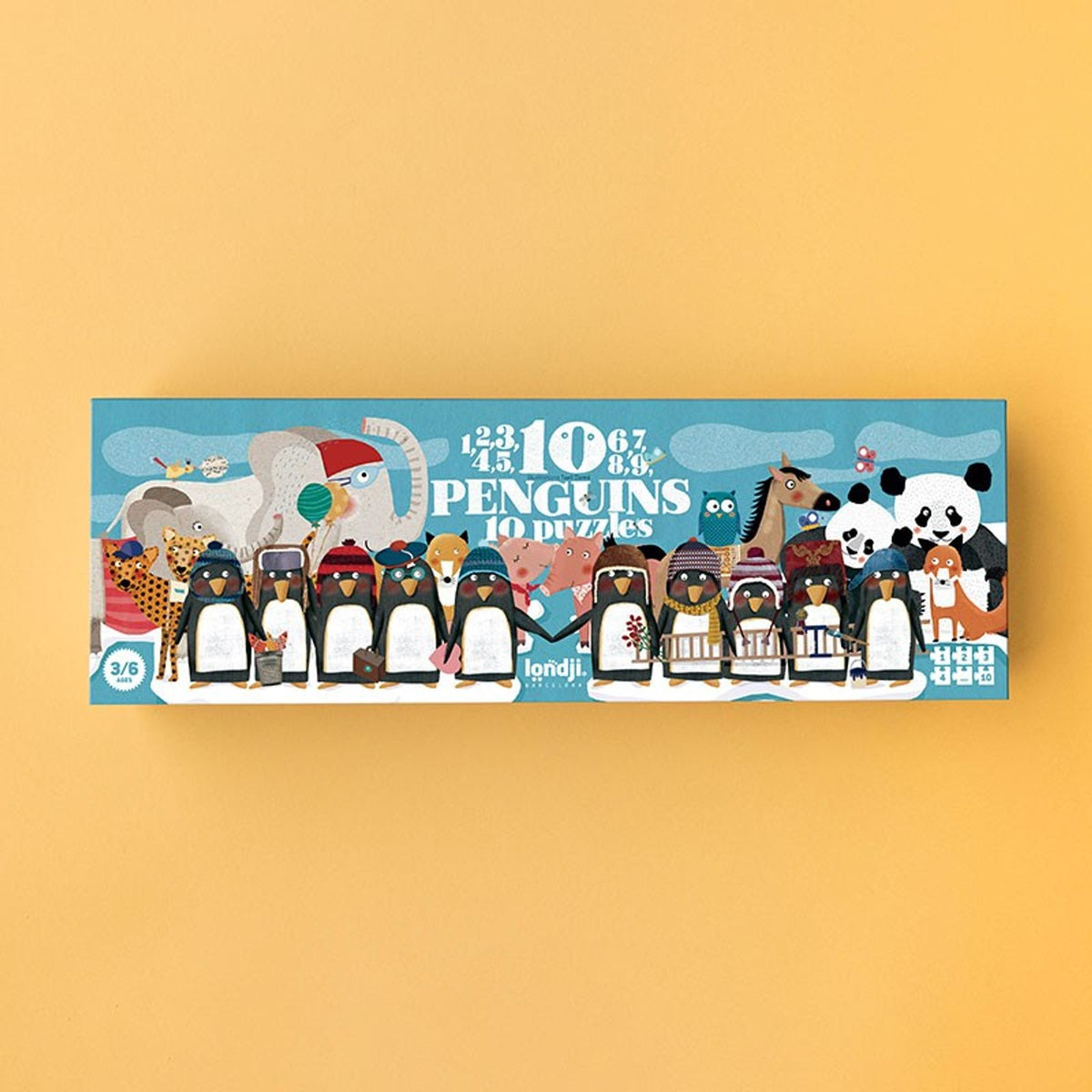 Puzzle 10 Penguins Londji