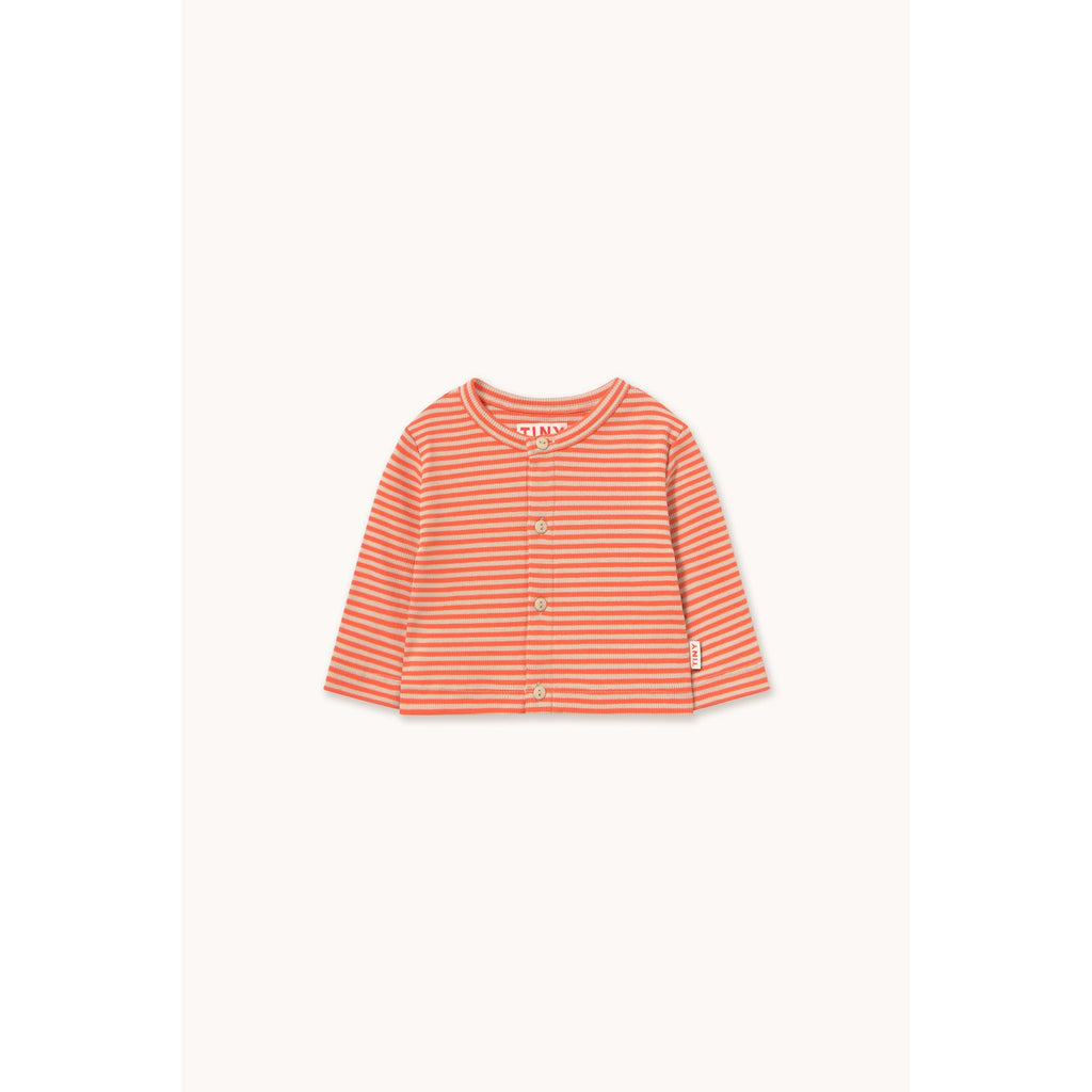 Veste Bébé Rayée en Maille Côtelée — Little Dudes