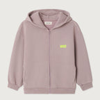 Sweat Izubird zippé à capuche Prunelle Vintage — Little Dudes